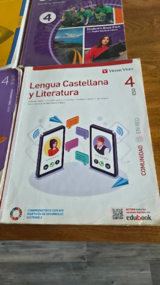Libros de primero al cuarto de la ESO.