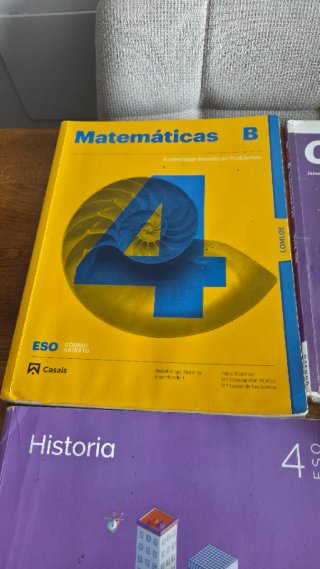 Libros de primero al cuarto de la ESO.