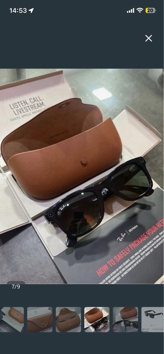 Gafas Ray-Ban Meta con cámara para grabar
