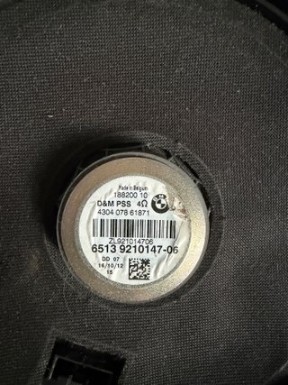 Altavoces BMW F20 F21 F30 65139210147/8