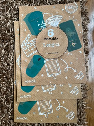 Vendo libros de Sexto de primaria en óptimo estado