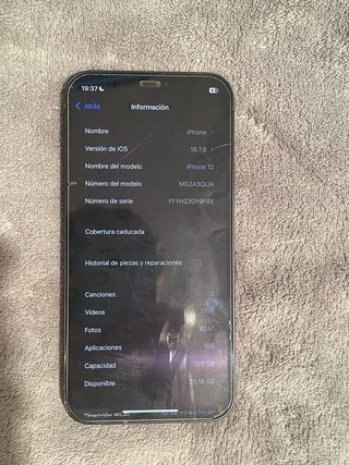 iPhone 12 Negro 128 GB