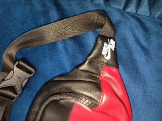 Marsupio Jordan Nero e Rosso