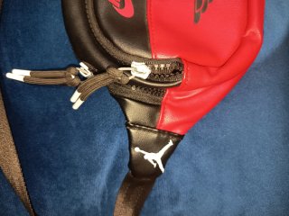 Marsupio Jordan Nero e Rosso