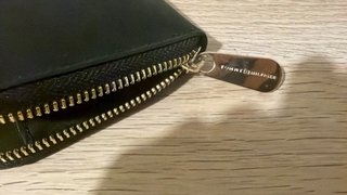 Cartera Tommy Hilfiger Negra Cremallera Dorada