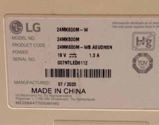 Pantalla LG 27 Full HD ordenador
