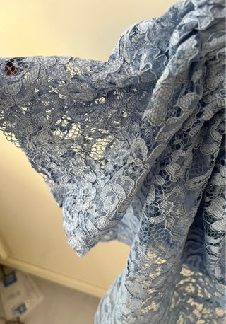Camicetta pizzo Terranova azzurra Tg M