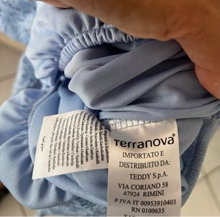Camicetta pizzo Terranova azzurra Tg M