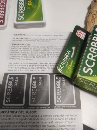 Scrabble Dash Juego de Cartas