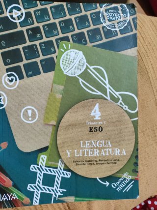 Libro Lengua y Literatura 4 eso