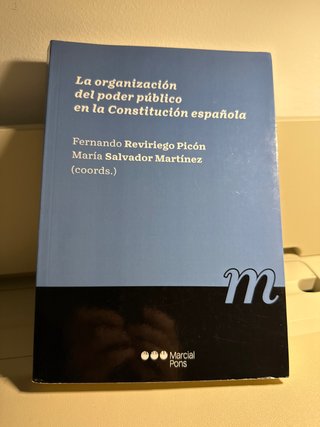 La organización poder público en CE. Marcial Pons