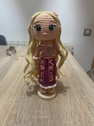 Muñeca Rapunzel Amigurumi Crochet