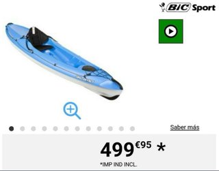 Kayak Bic Bilbao Azul