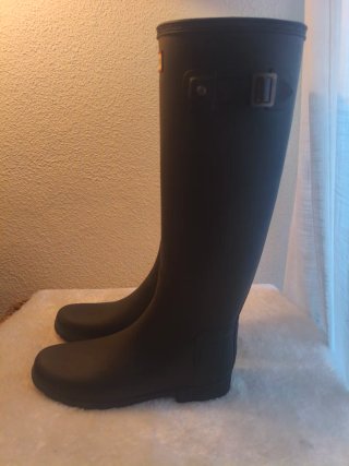 Botas Hunter Modelo Slim color negro Talla 40