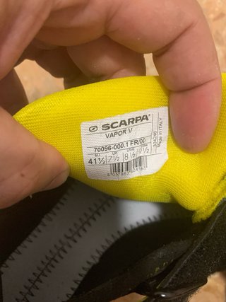 Pies de gato Scarpa Vapor V talla 41 1/2