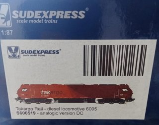 Locomotora Takargo Sud-express realista patina