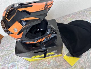 Casco IMR MX Enduro Niño Negro Naranja