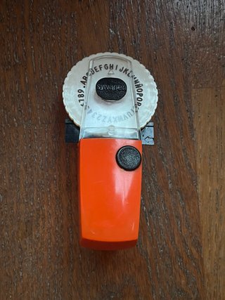 Ruleta de Letras para Etiquetas Sylvapen
