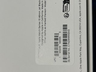 Apple Watch Serie 10 46mm GPS Negro
