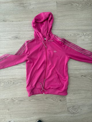 Sudadera Adidas Rosa con Capucha