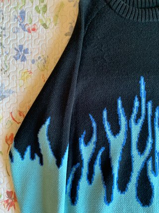 Jersey Punto Streetwear Llamas Azules