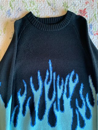 Jersey Punto Streetwear Llamas Azules