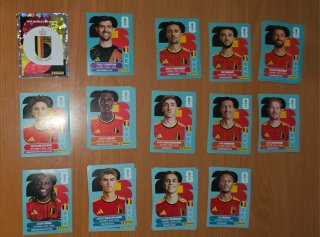Cromos Panini Mundial 2026 Bélgica