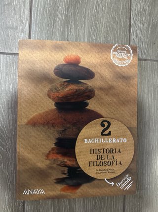 HISTORIA DE LA FILOSOFÍA 2º BACHILLERATO