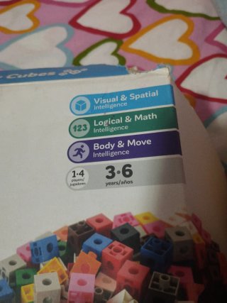 Miniland Activity Cubes 100 piezas