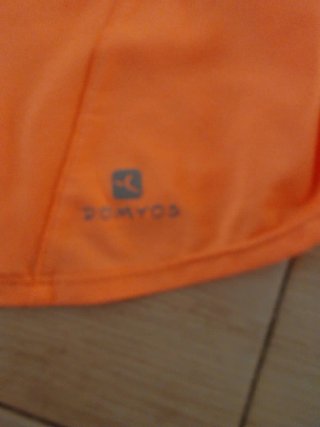 Camiseta deportiva naranja Domyos