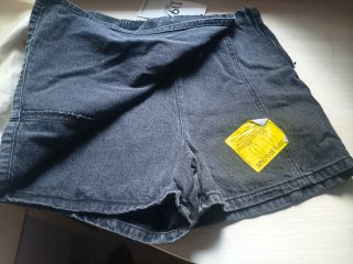 Falda pantalón Stradivarius negra