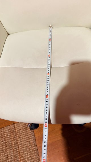 Silla giratoria polipiel blanca escritorio