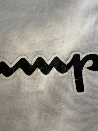 Camiseta Champion Blanca Talla S Mario Bros