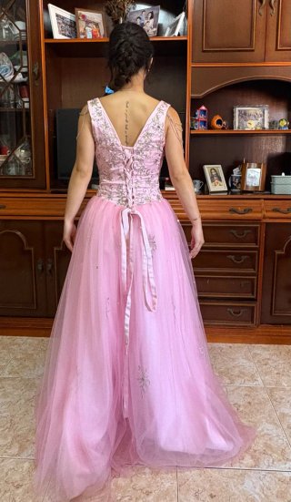 Vestido de fiesta/quinceañera rosa
