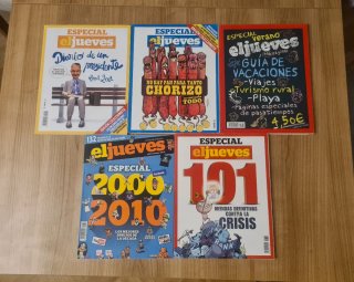 Pack Lote 19 Revistas EL JUEVES (Especiales)