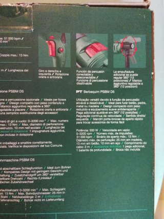 Taladro Percutor Parkside PSBM D5