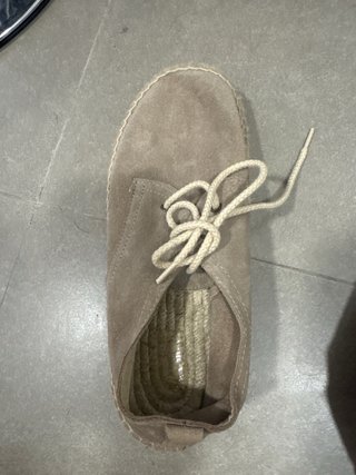 Alpargatas beige talla 36