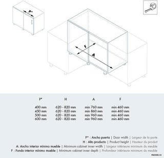 Bandejas extraíbles para rinconera de cocina