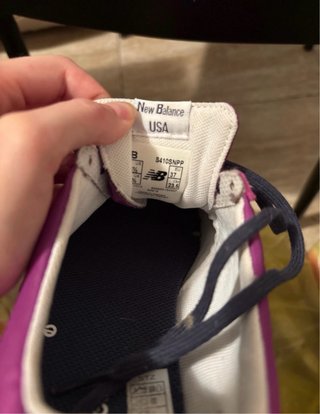 Zapatillas New Balance Moradas Talla 38