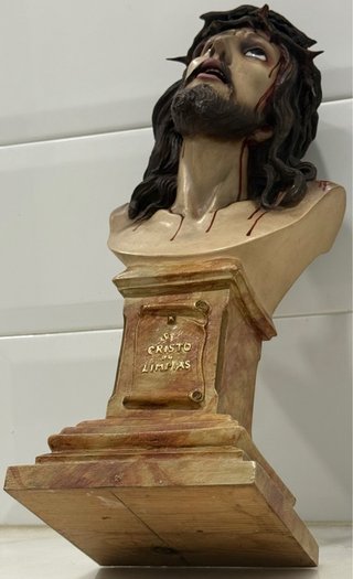 ANTIGUO SANTO CRISTO DE LIMPIAS SELLADO OLOT