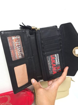 Lote 3 Bolsos: Cartera Mano y Neceser