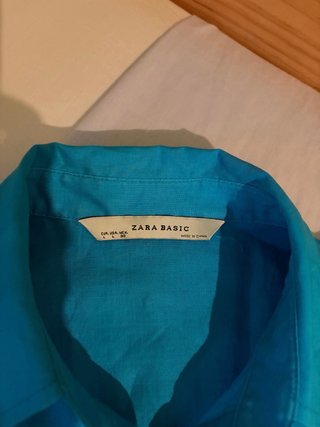 Chaleco Zara Azul Klein L