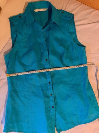 Chaleco Zara Azul Klein L