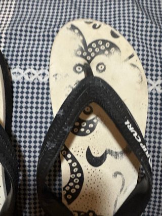 Chanclas Rip Curl Beige y Negras