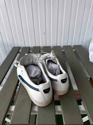 Zapatillas Puma Clyde Blancas y Azules