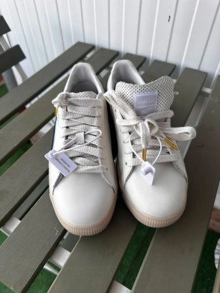 Zapatillas Puma Clyde Blancas y Azules