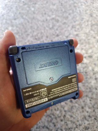 Nintendo Game Boy Advance SP Kyogre Azul