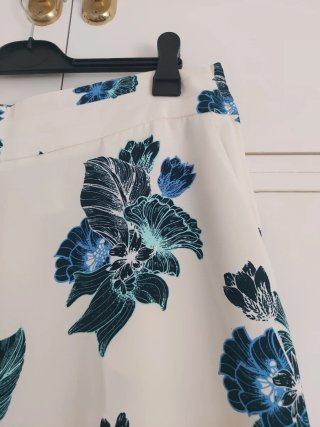 Falda pantalón Zara Estampado Floral