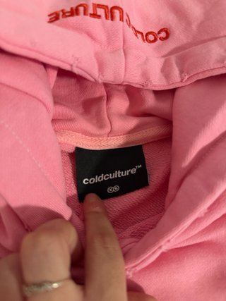 Sudadera Cold Culture Rosa Estrellas