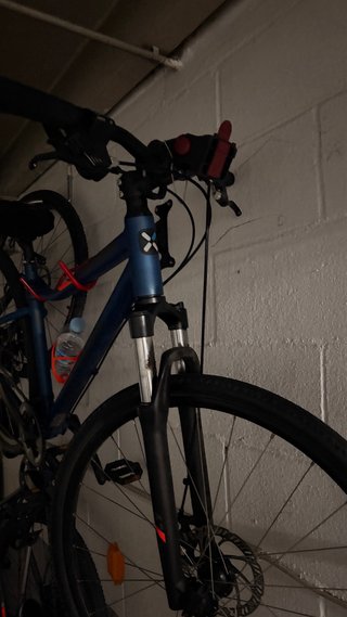 Bicicleta Decathlon Azul